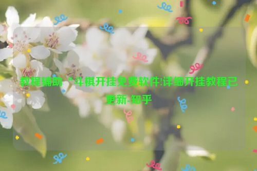 教程辅助“斗棋开挂免费软件!详细开挂教程已更新-知乎