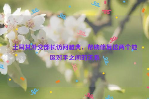 土耳其外交部长访问雅典，帮助修复这两个地区对手之间的关系