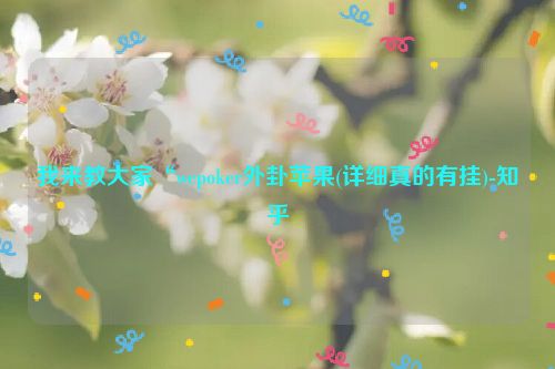我来教大家“wepoker外卦苹果(详细真的有挂)-知乎