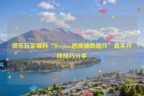 微乐玩家爆料“Werplan透视辅助插件”真实开挂技巧分享