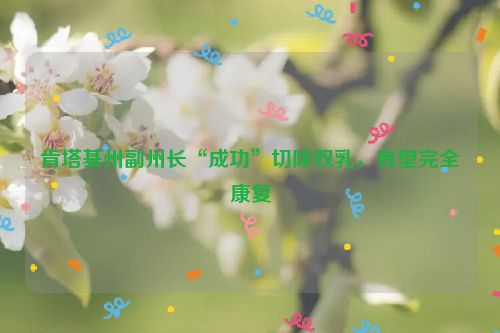 肯塔基州副州长“成功”切除双乳，有望完全康复