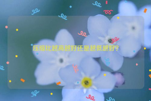 压缩比越高越好还是越低越好？