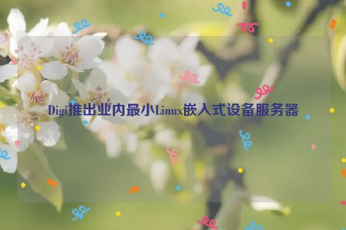 Digi推出业内最小Linux嵌入式设备服务器