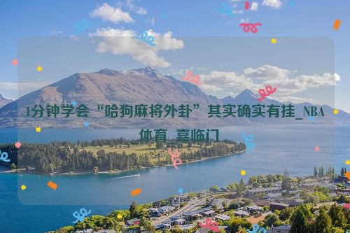 1分钟学会“哈狗麻将外卦”其实确实有挂_NBA_体育_喜临门
