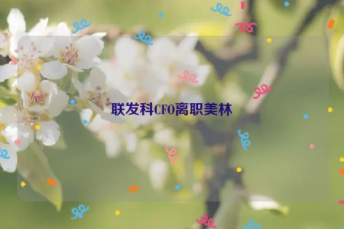 联发科CFO离职美林