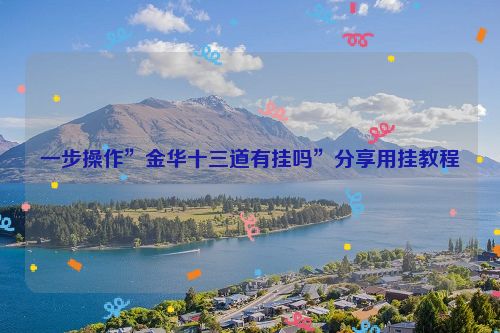 一步操作”金华十三道有挂吗”分享用挂教程