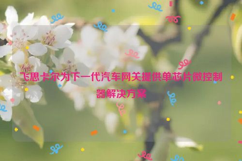 飞思卡尔为下一代汽车网关提供单芯片微控制器解决方案