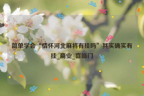 简单学会“情怀河北麻将有挂吗”其实确实有挂_商业_喜临门
